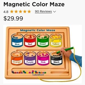 Lakeshore Magnetic Color Sorting Maze - Multicolor